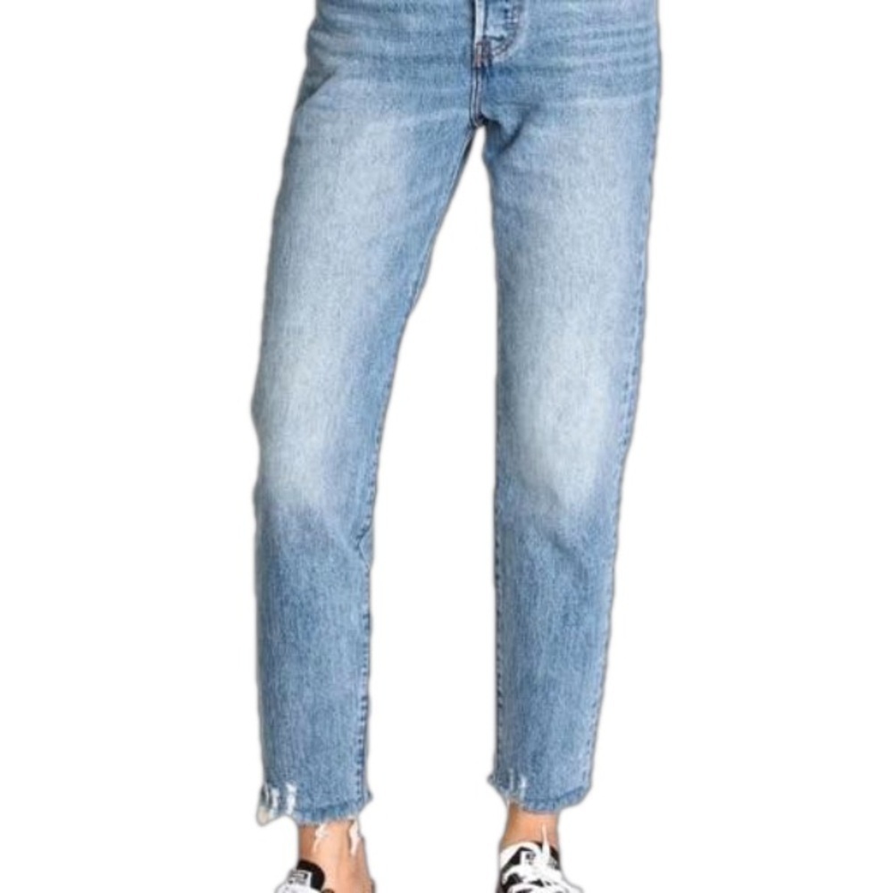 Levi’s Wedgie Straight Leg Ankle Denim Jean 27W 27L Medium Wash Flawless